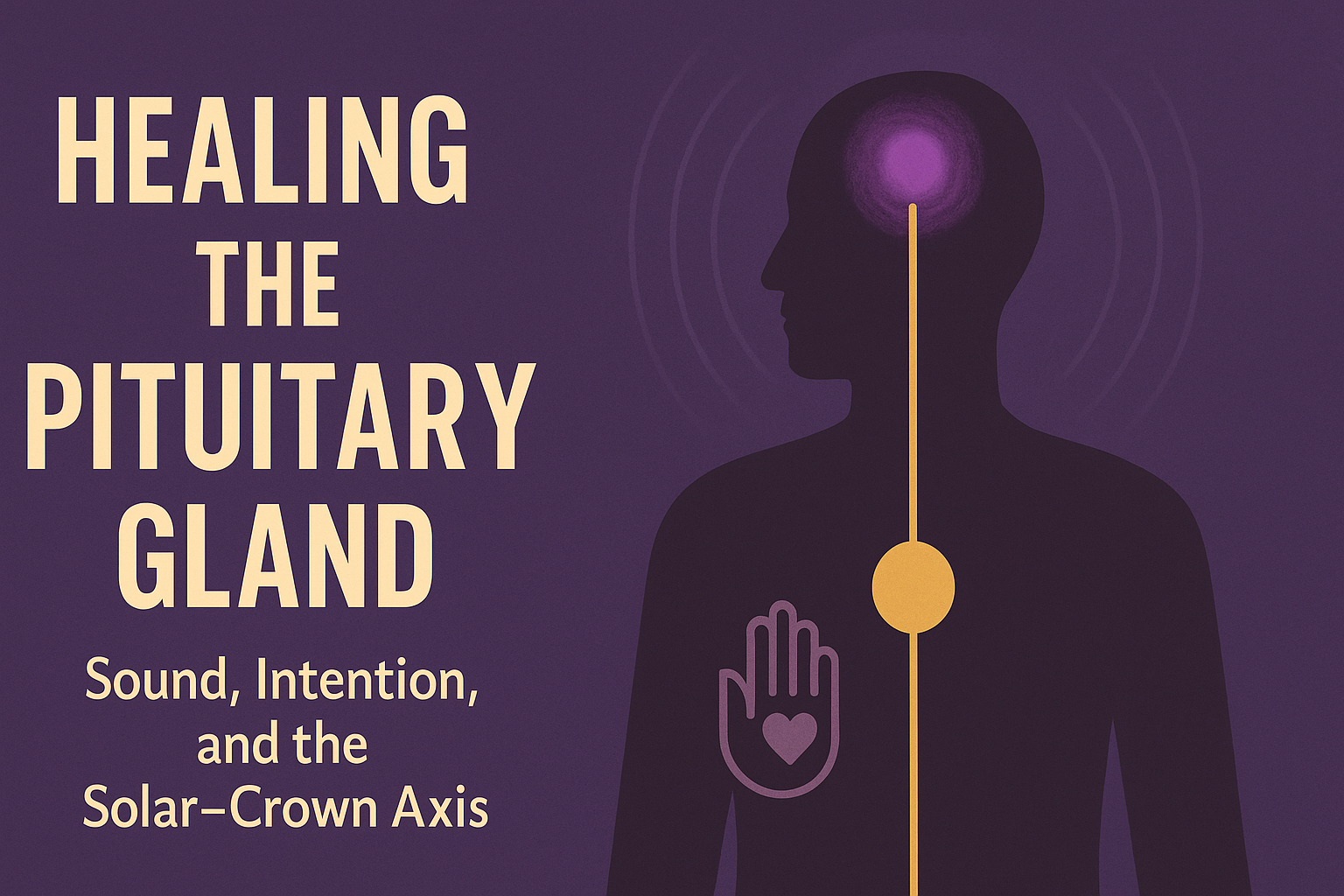 Healing the Pituitary Gland: Sound, Intention, and the Solar–Crown Axis