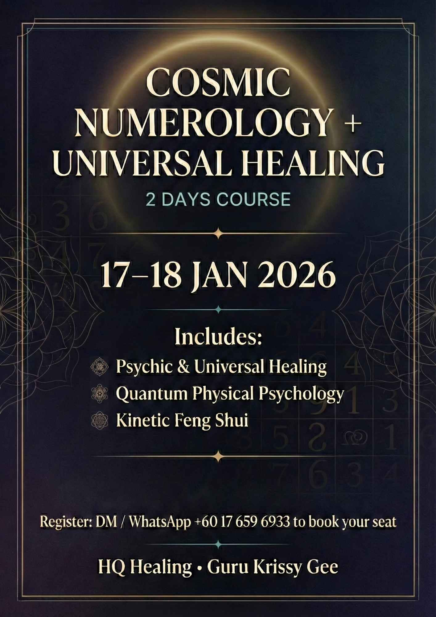 Cosmic Numerology + Universal Healing (2 Day Course)